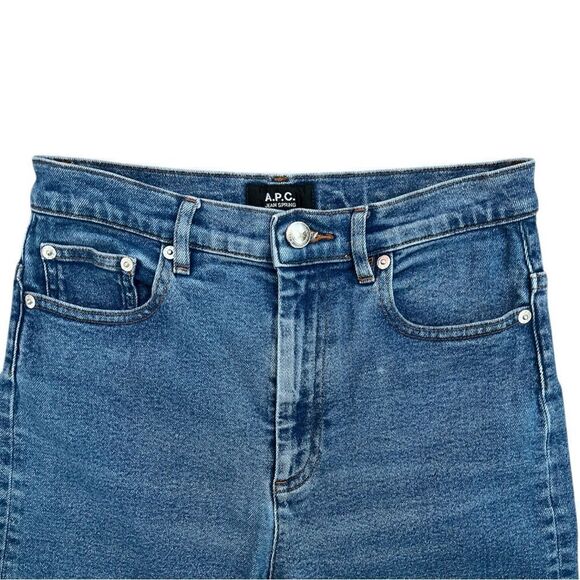 A.P.C  Spring Medium Wash High Rise Straight leg Jean in 
Size 28 - Picture 5 of 9